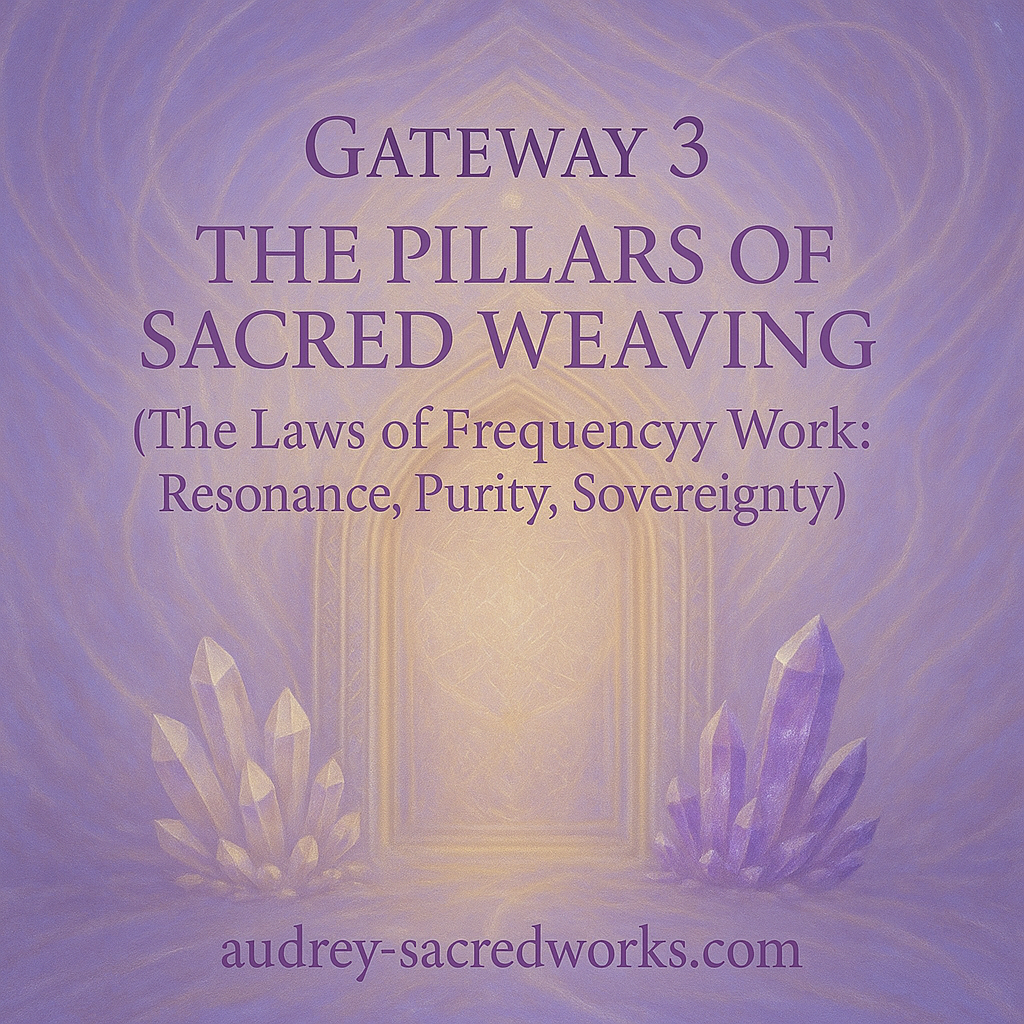 CODEX OF THE LOOM (27 Gateways of Living Transmissions) Weekly audio & pdf scroll