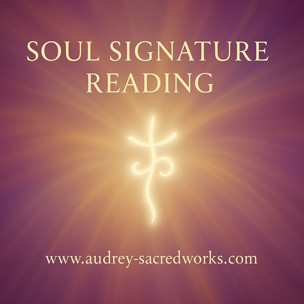 SOUL SIGNATURE READING (New Age Purpose Reading +Soul Frequency Map + Light Code Activation with Audrey All via PDF