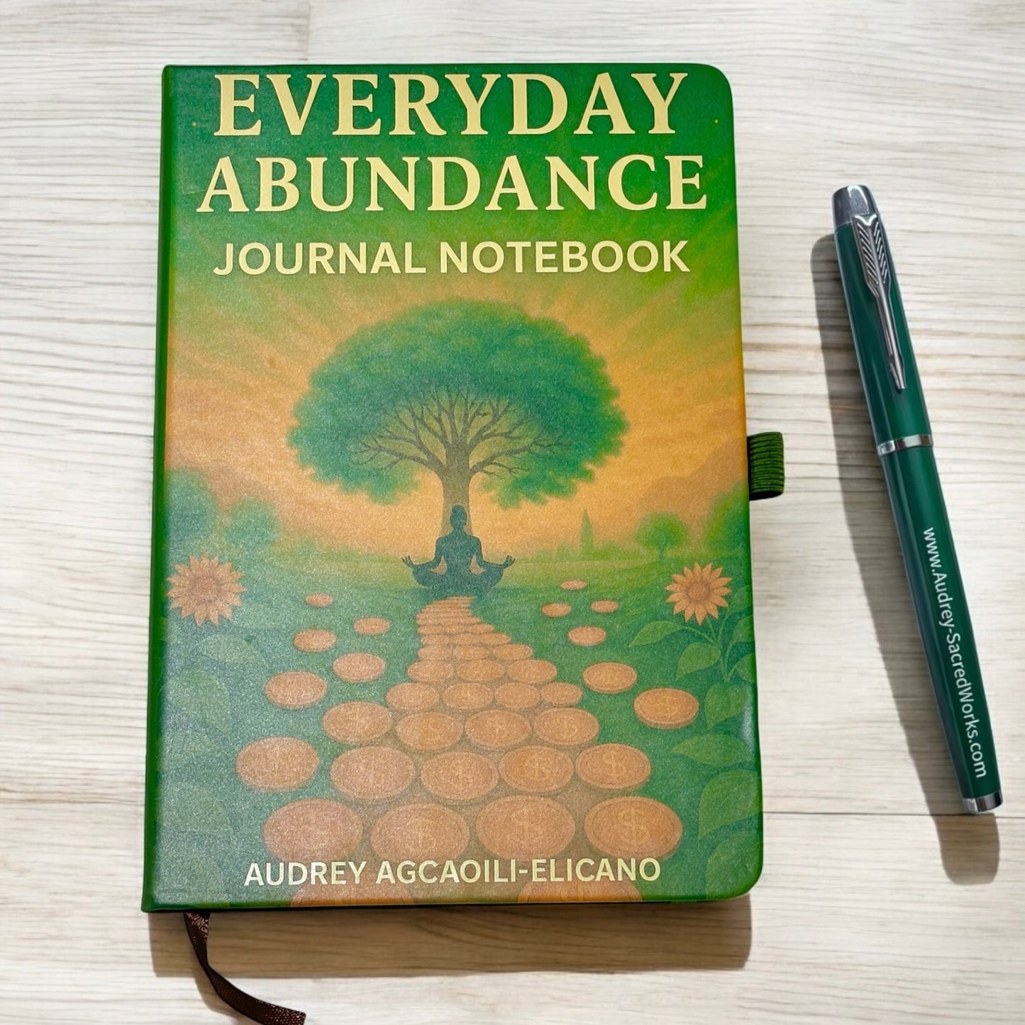 Abundance Journal with Lucky Pen Bundle (Encoded & Attuned)