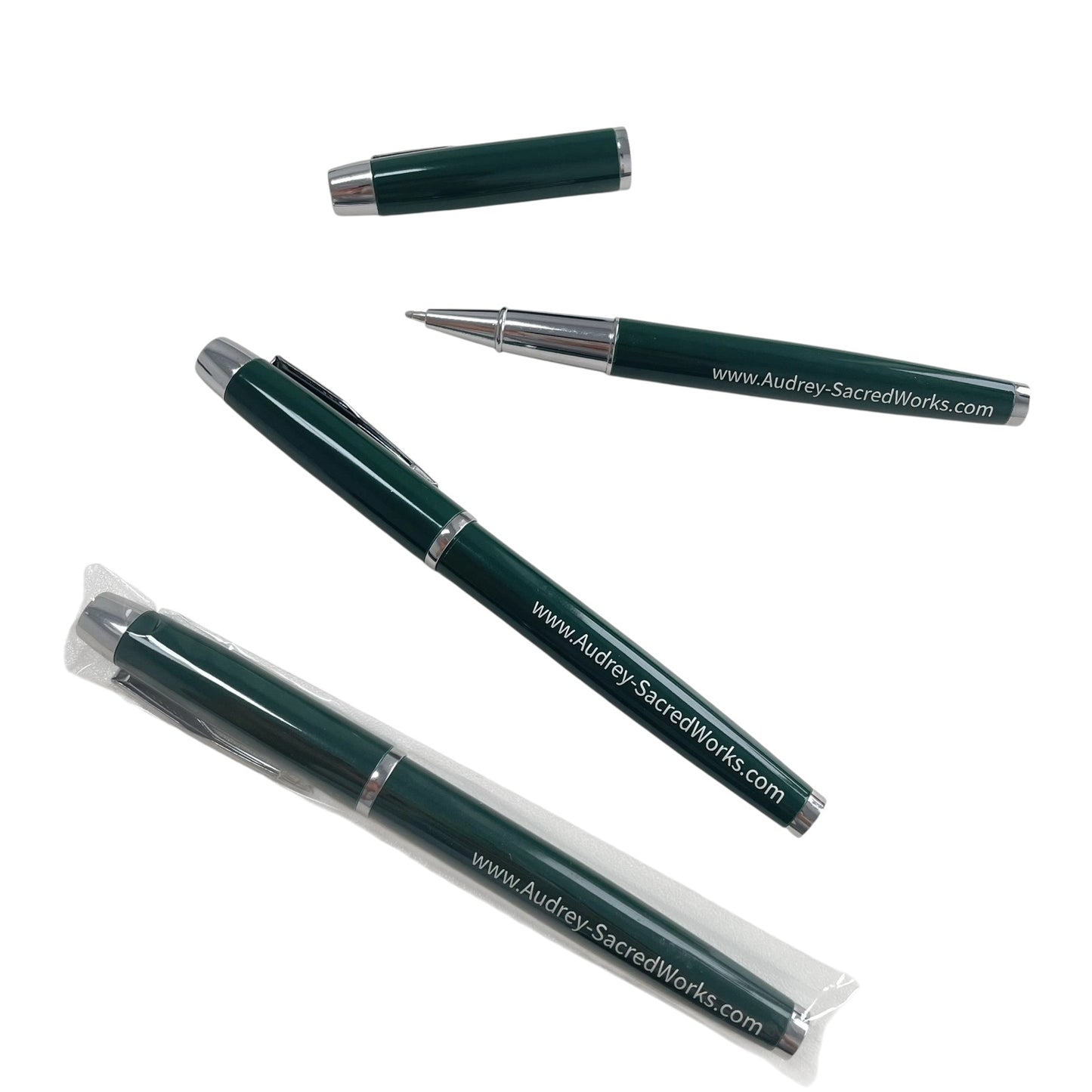 Audrey’s Lucky Pen (Encoded & Attuned) Black Ink Roller Ball