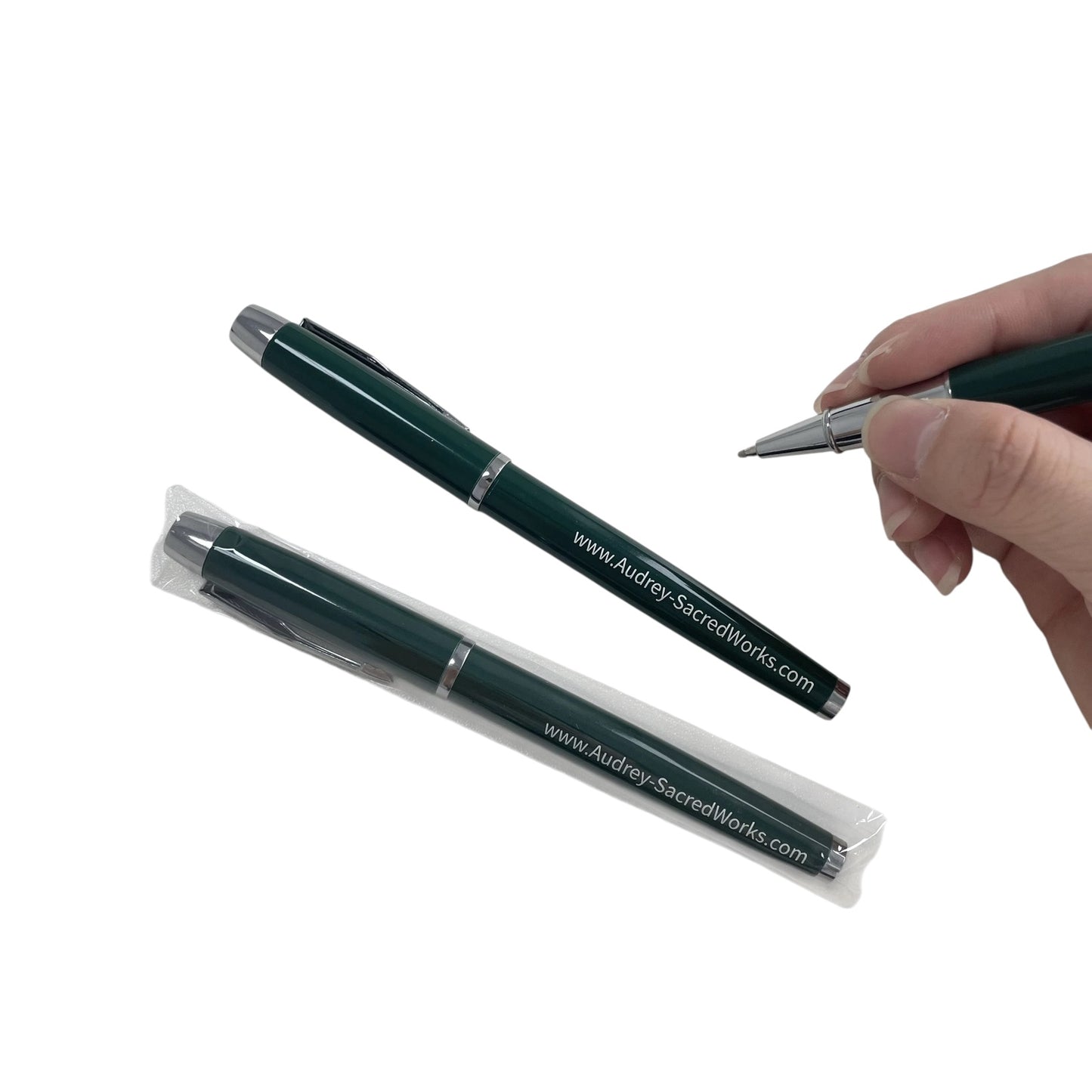 Audrey’s Lucky Pen (Encoded & Attuned) Black Ink Roller Ball