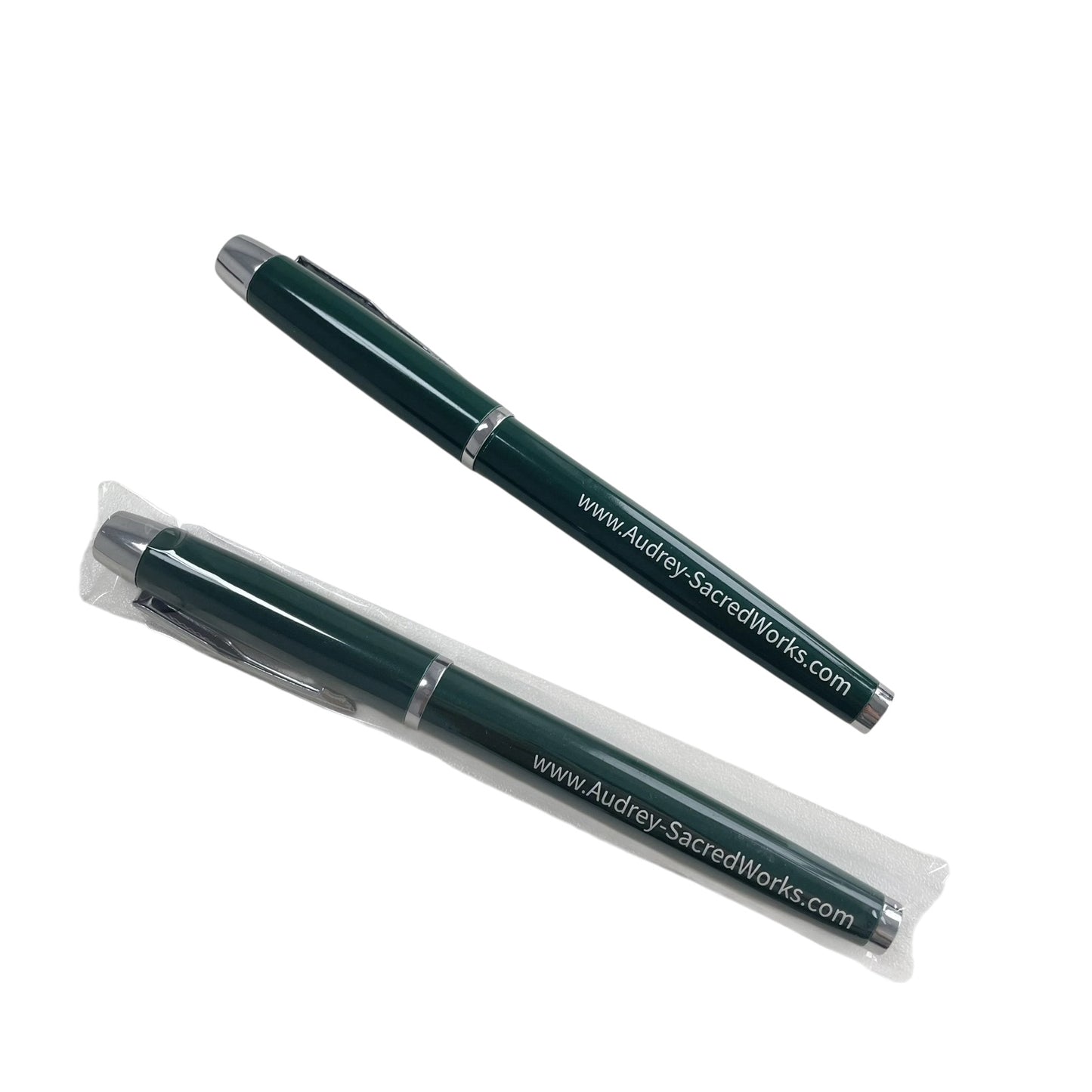 Audrey’s Lucky Pen (Encoded & Attuned) Black Ink Roller Ball