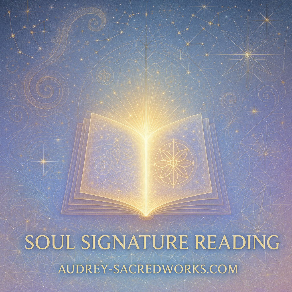 SOUL SIGNATURE READING (New Age Purpose Reading +Soul Frequency Map + Light Code Activation with Audrey All via PDF