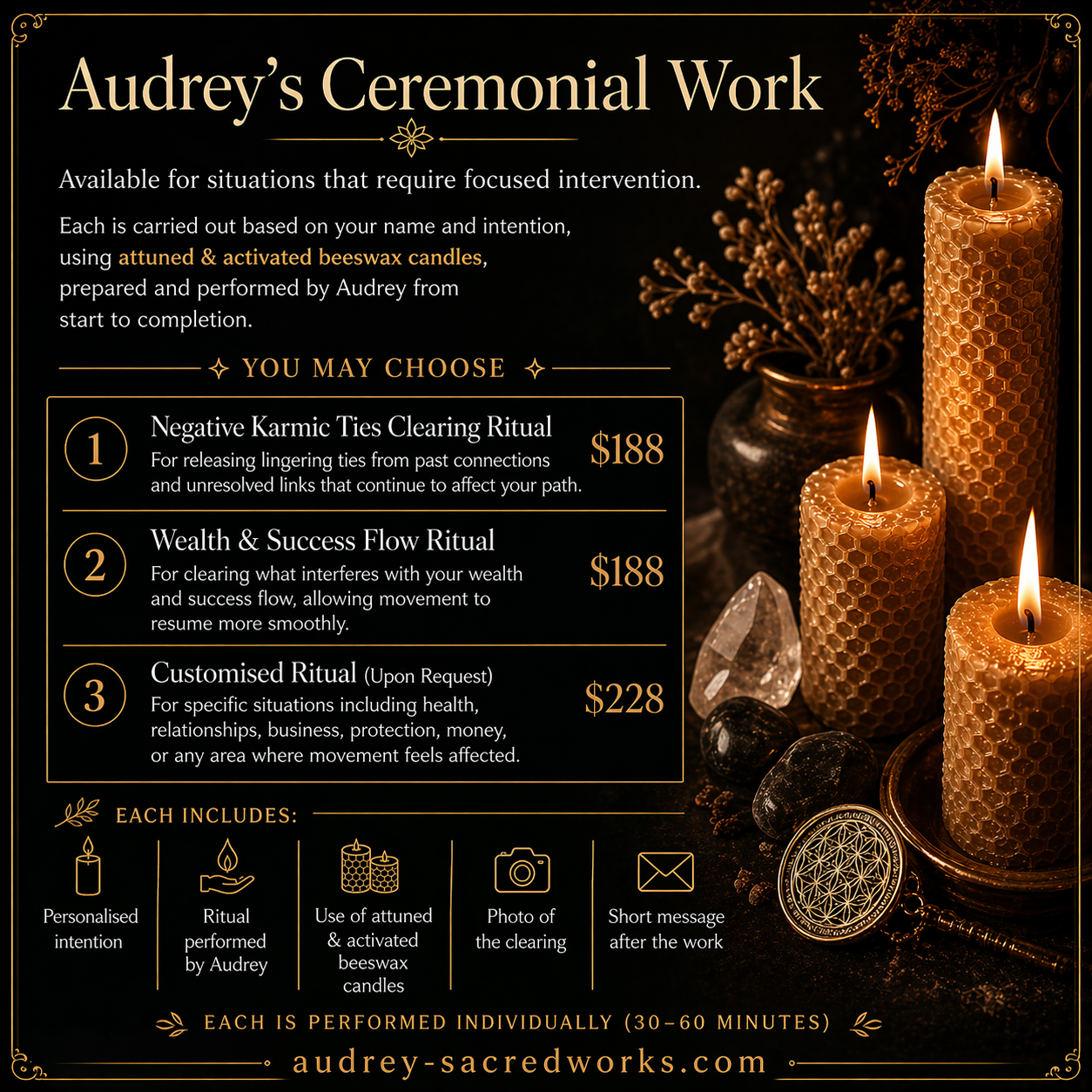 Audrey’s Ceremonial Work (Ritual)