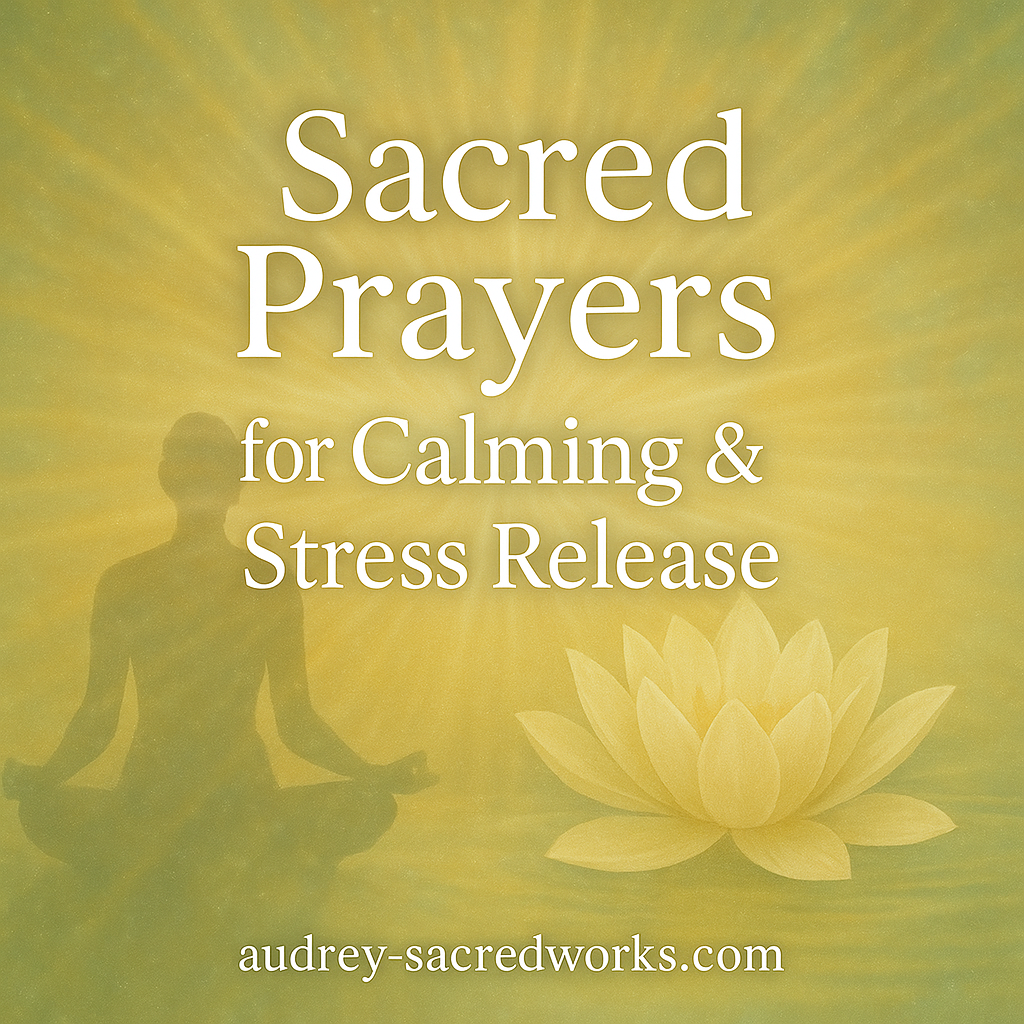 CALM & STRESS RELIEF (Sacred Prayers & Healing TRANSMISSION) via Distance with Audrey 1 hr