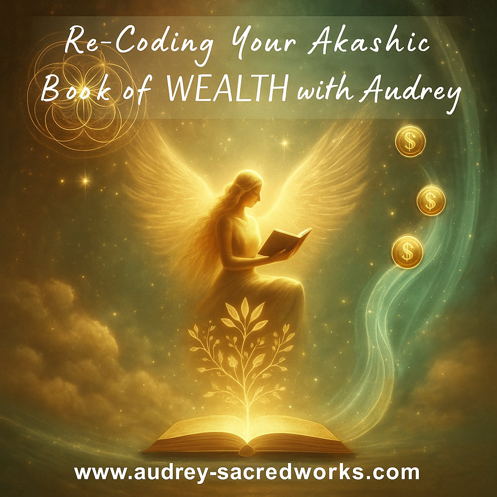 Re-Coding Your Akashic Book of WEALTH with Audrey (Via PDF Digital & Distance Transmission)
