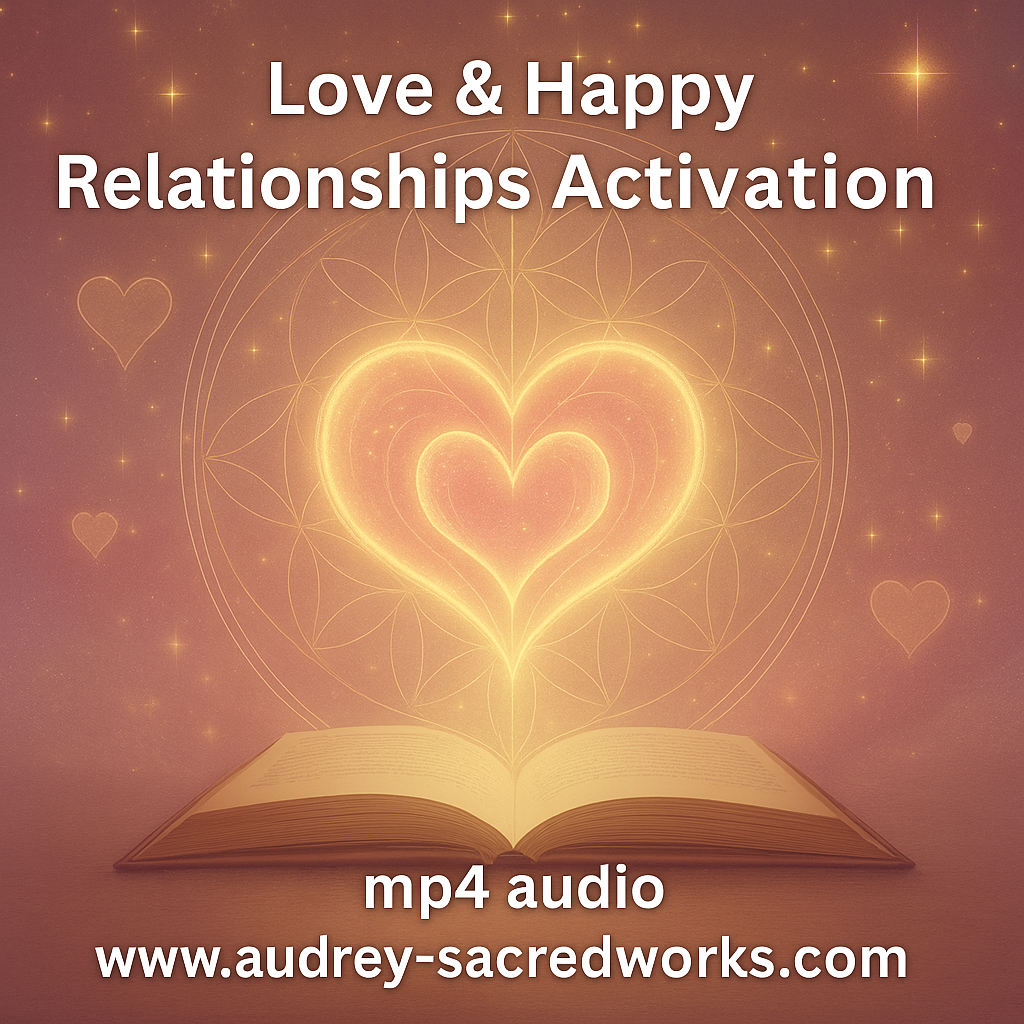 LOVE & HAPPY RELATIONSHIPS (mp4a audio) Audrey’s Sacred Energy Transmission