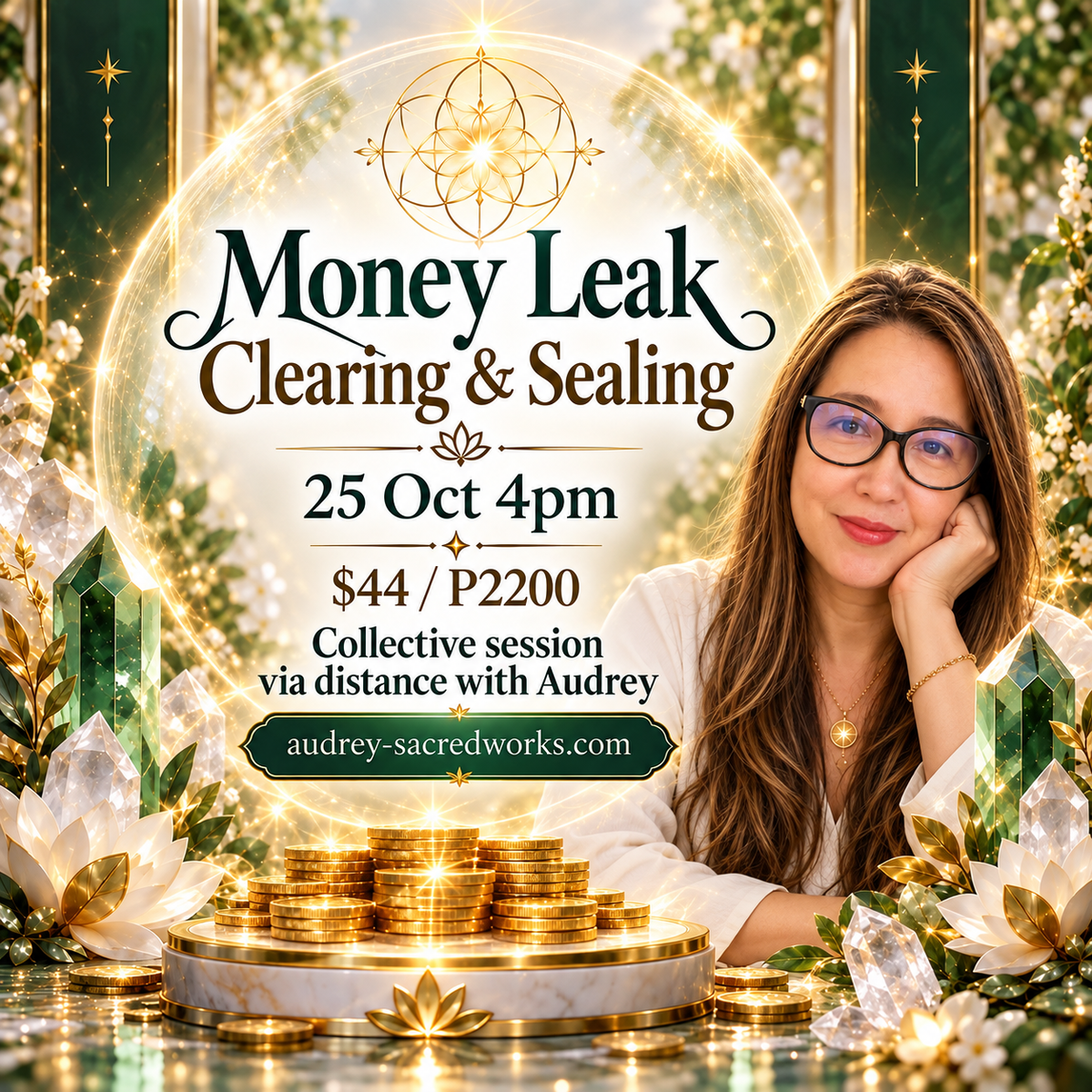 MONEY LEAK CLEARING & SEALING (Collective Distance Session with Audrey) 25 Oct 4pm
