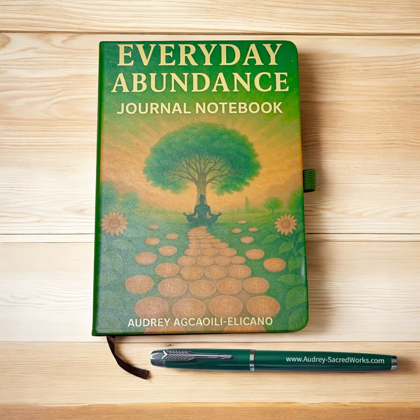 Abundance Journal with Lucky Pen Bundle (Encoded & Attuned)