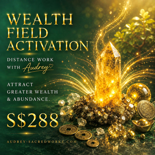 WEALTH FIELD ACTIVATION™ Distance Work with Audrey (Strengthen Wealth & Abundance Field)