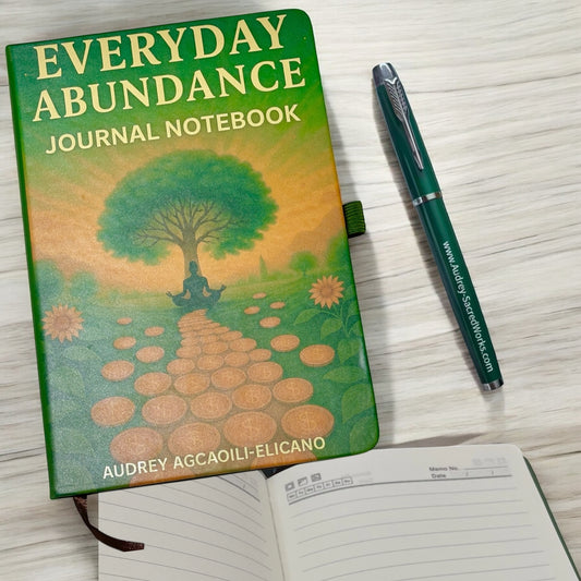 Abundance Journal with Lucky Pen Bundle (Encoded & Attuned)