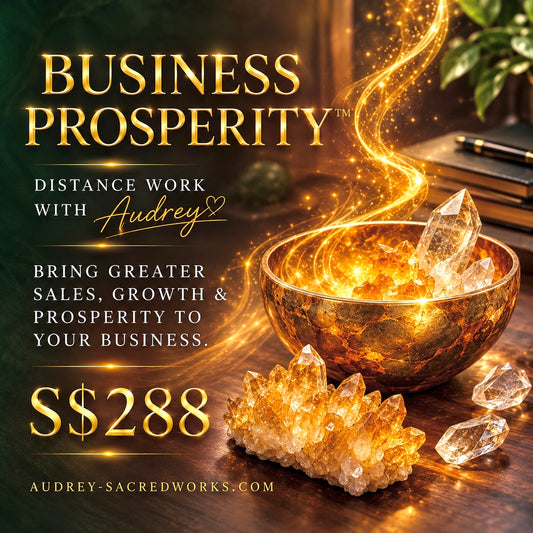 BUSINESS PROSPERITY™ Distance Work with Audrey (For A Prosperous Business)