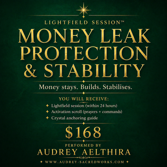Money Leak Protection & Stability Lightfield™ with Audrey Aelthira