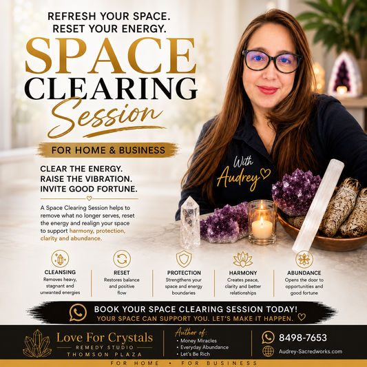 Space Clearing Session for Home and Office / Business with Audrey