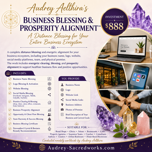 Business Blessing & Prosperity Alignment™ with Audrey (A Distance Blessing for Your Entire Business Ecosystem)