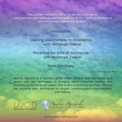 Product- Path To Abundance With The Archangels By Audrey Agcaoili - Guided Meditation Cd Products